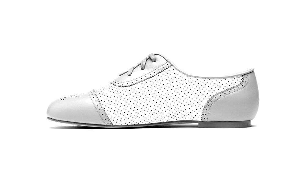Beverly Sporting Flats (Grey/Soft White)