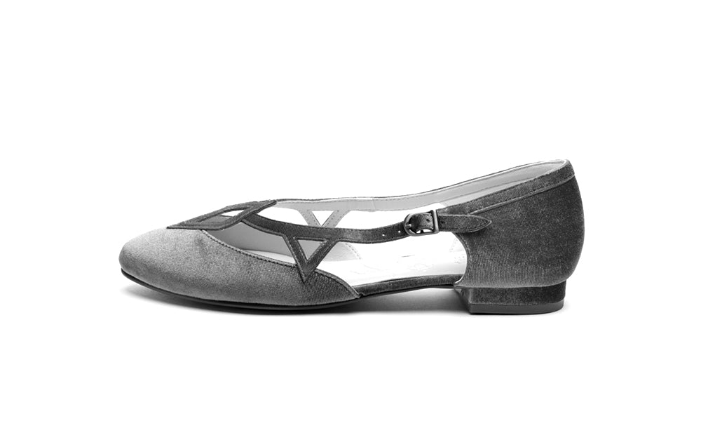 Mildred Vintage Flats (Liqueur Green)