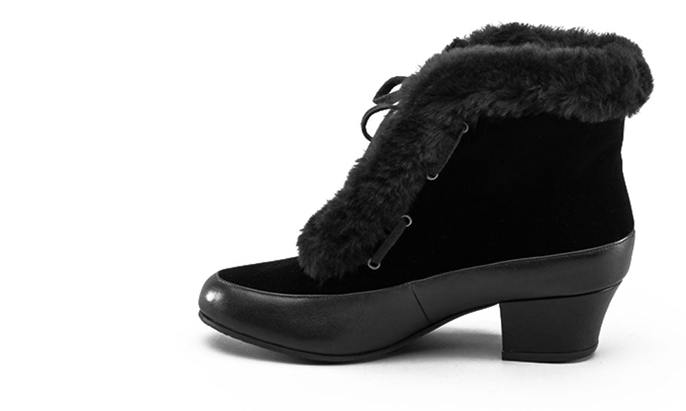 Alpen Retro Winter Booties (Black)
