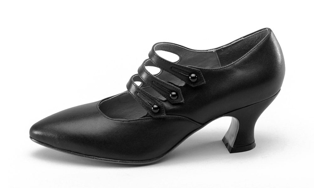 Bellatrix Edwardian Shoes (Black)