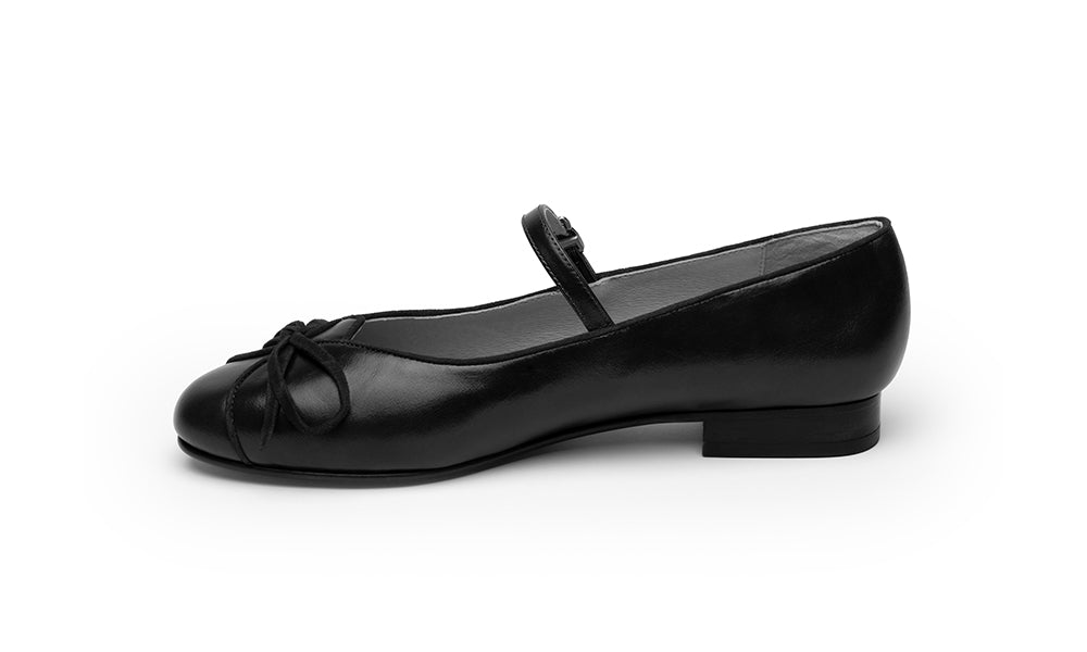 Claud Vintage Flats Wide (Navy)