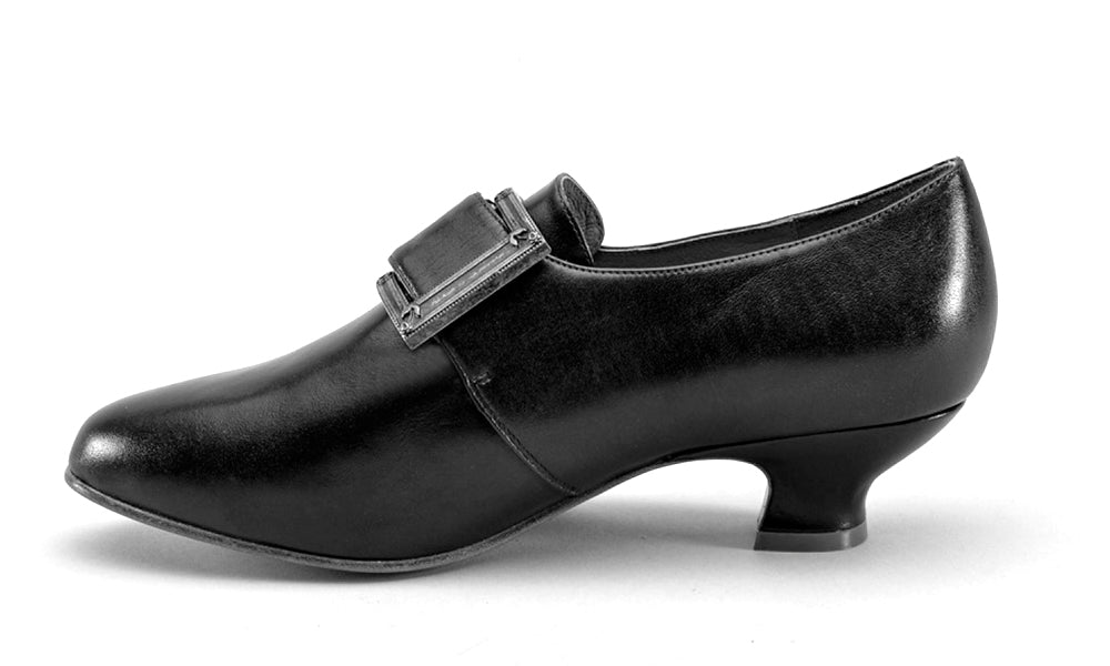 Kensington 18th Century Leather Shoes (Bordeaux)