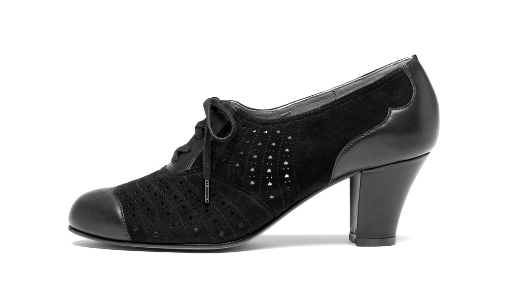 Rita Vintage Oxfords (Black)