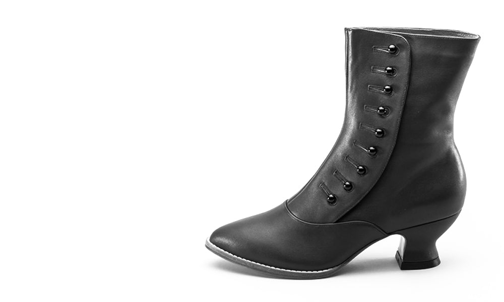 Tavistock Victorian Button Boots (Brown)