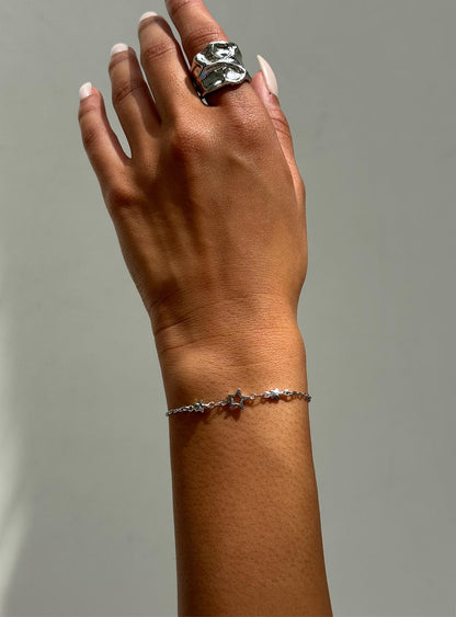 Wild Horizon Stainless Steel Bracelet Silver