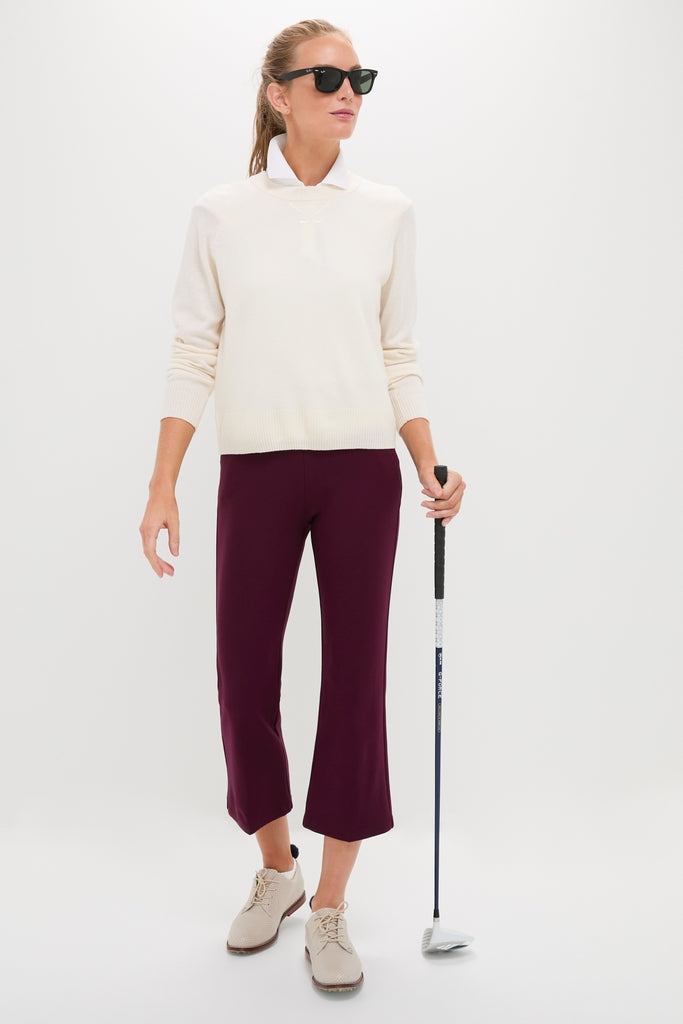 Buttercream Washable Cashmere Malcolm Crewneck