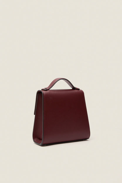 Burgundy Napa Small Top Handle