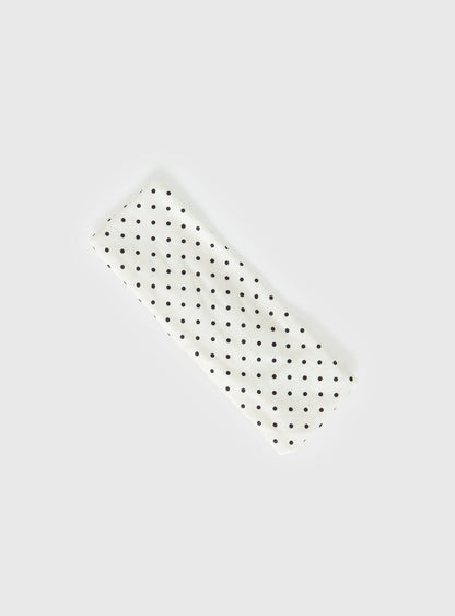 The Juney Headband Cream Polka