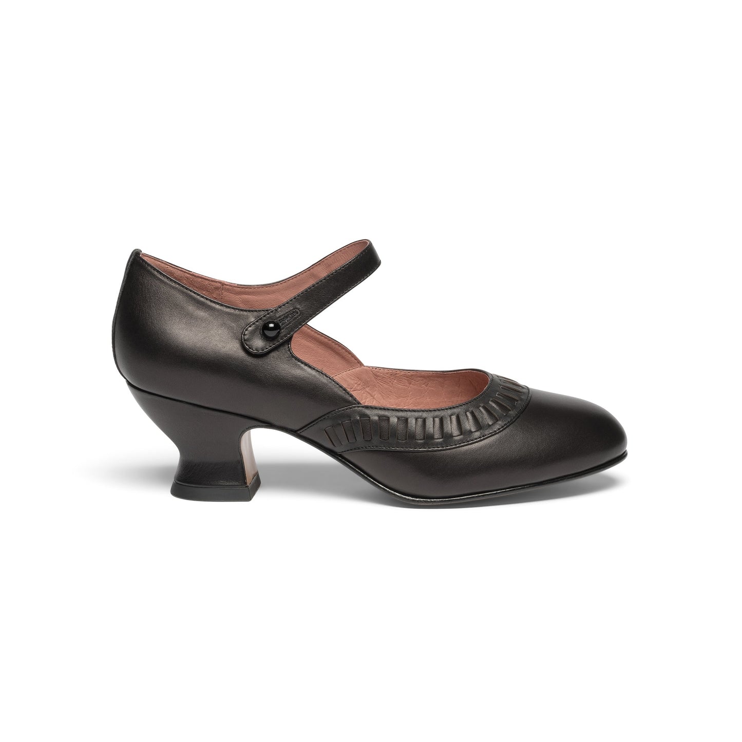 Marjorie 1920s Shoes (Black)