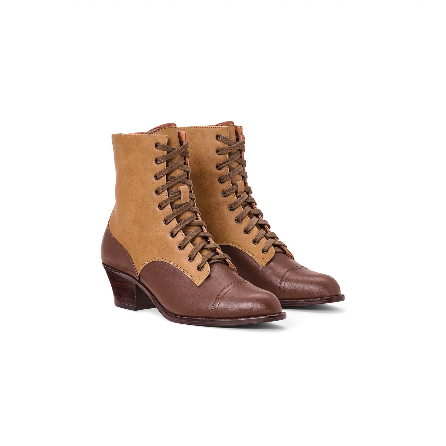 Paris Boots Wide (Tan/Brown)
