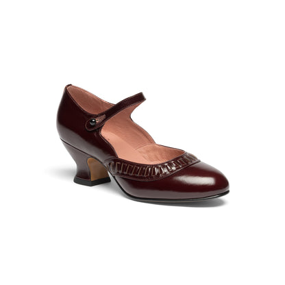 Marjorie 1920s Shoes (Cordovan)