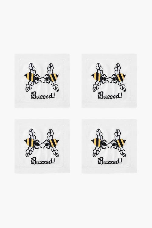 Buzzed Cocktail Napkins (Set of 4)