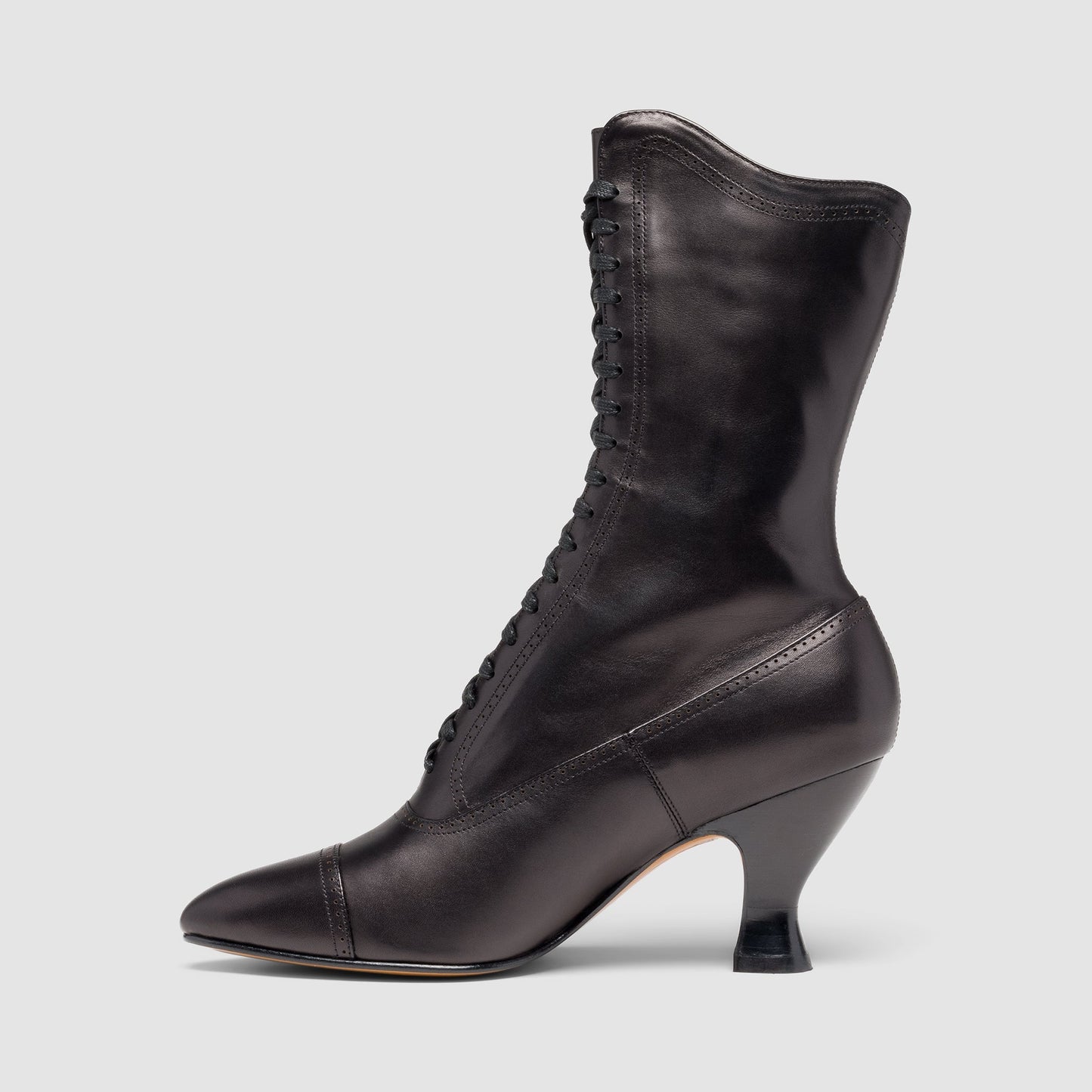 Edith Edwardian Boots (Black)