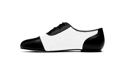 Beverly Sporting Flats (Black/Soft White)