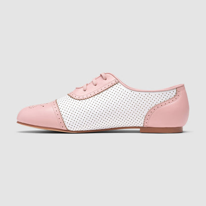 Beverly Sporting Flats (Pink/Soft White)