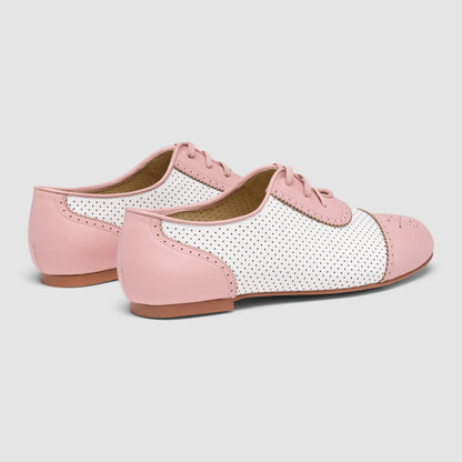 Beverly Sporting Flats (Pink/Soft White)