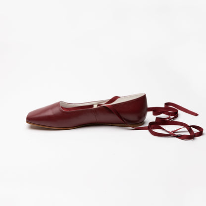 Bronte Slippers Wide (Black Cherry)