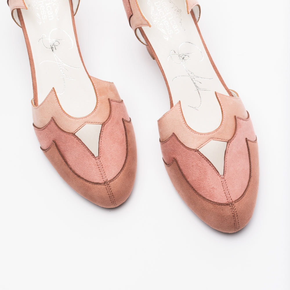 Christine Vintage Pumps (Seductress Pink)