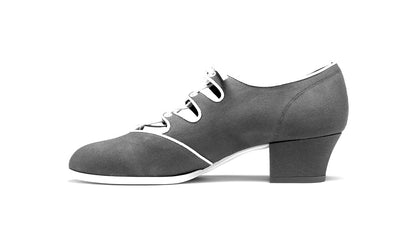 Clementine Vintage Ghillie Shoes (Denim/Ivory)