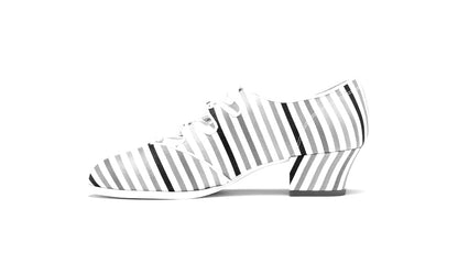 Clementine Vintage Ghillie Shoes Wide (Multi-Stripe)