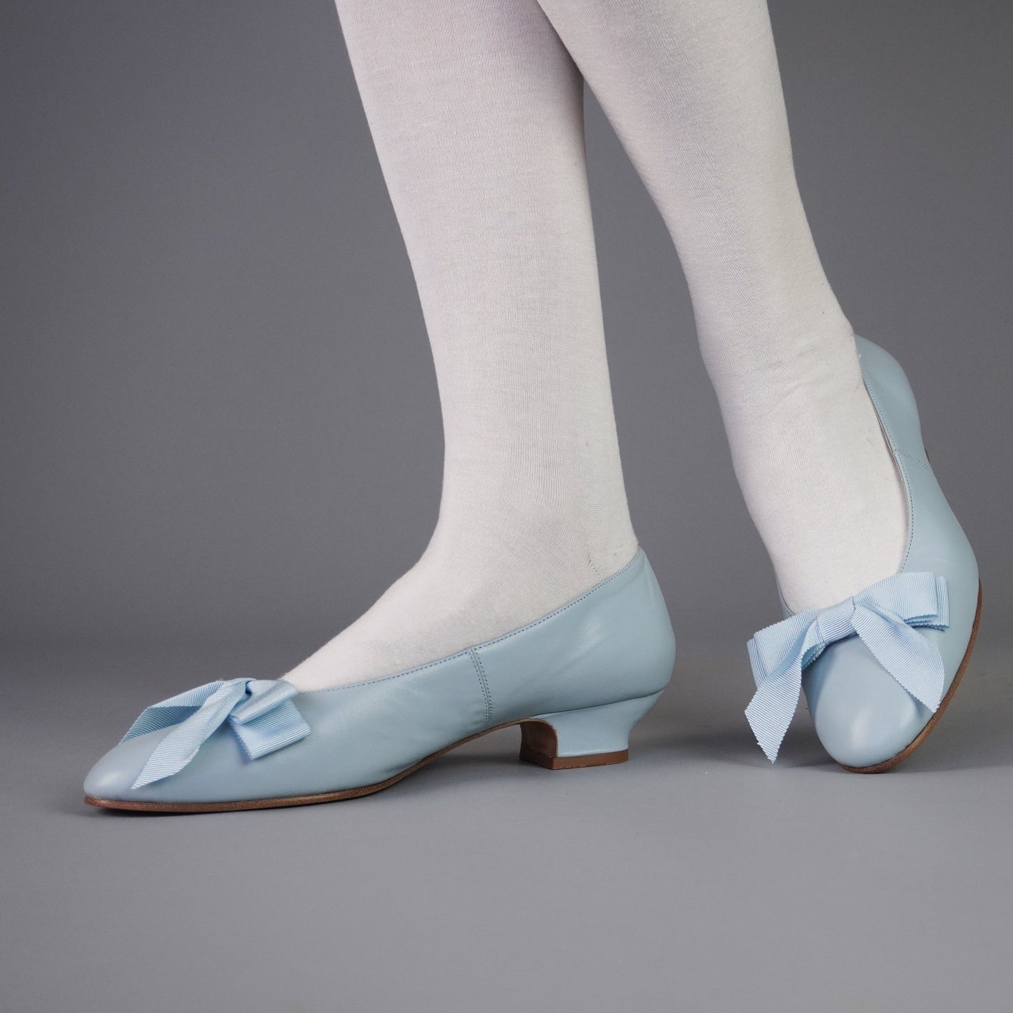 Waltz Edwardian Slipper (Pale Blue)