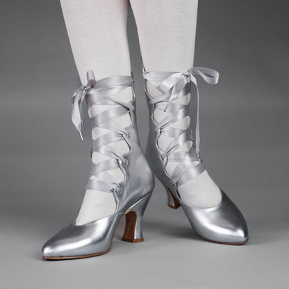 Tango Edwardian Boot (Silver)