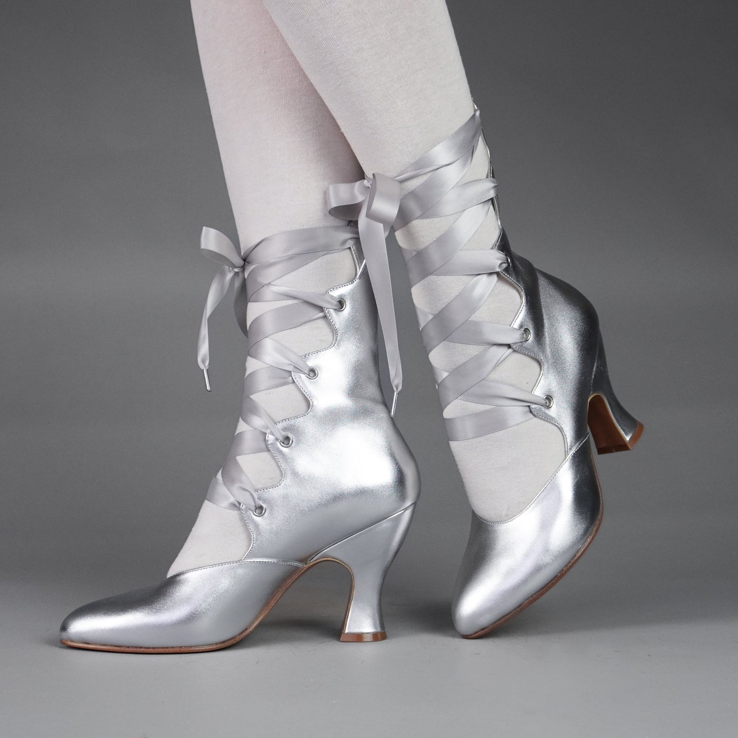 Tango Edwardian Boot (Silver)