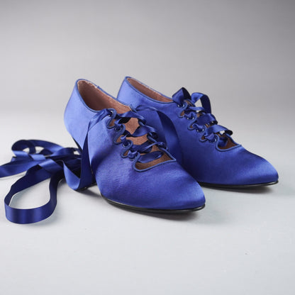 Foxtrot Edwardian Pump (Cobalt Blue)