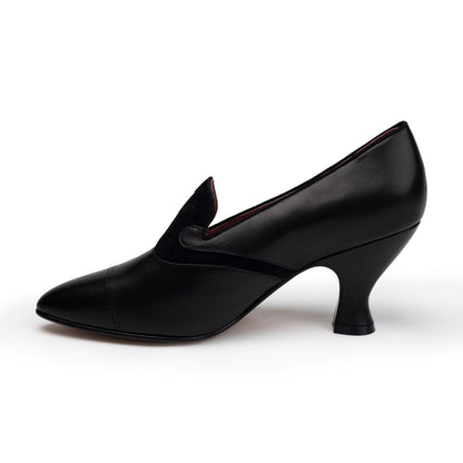Elsie Edwardian Pumps (Black)