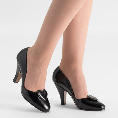 Ginger Vintage Pumps (Black)