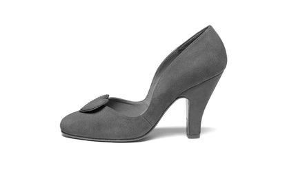Ginger Vintage Pumps (Crimson Suede)