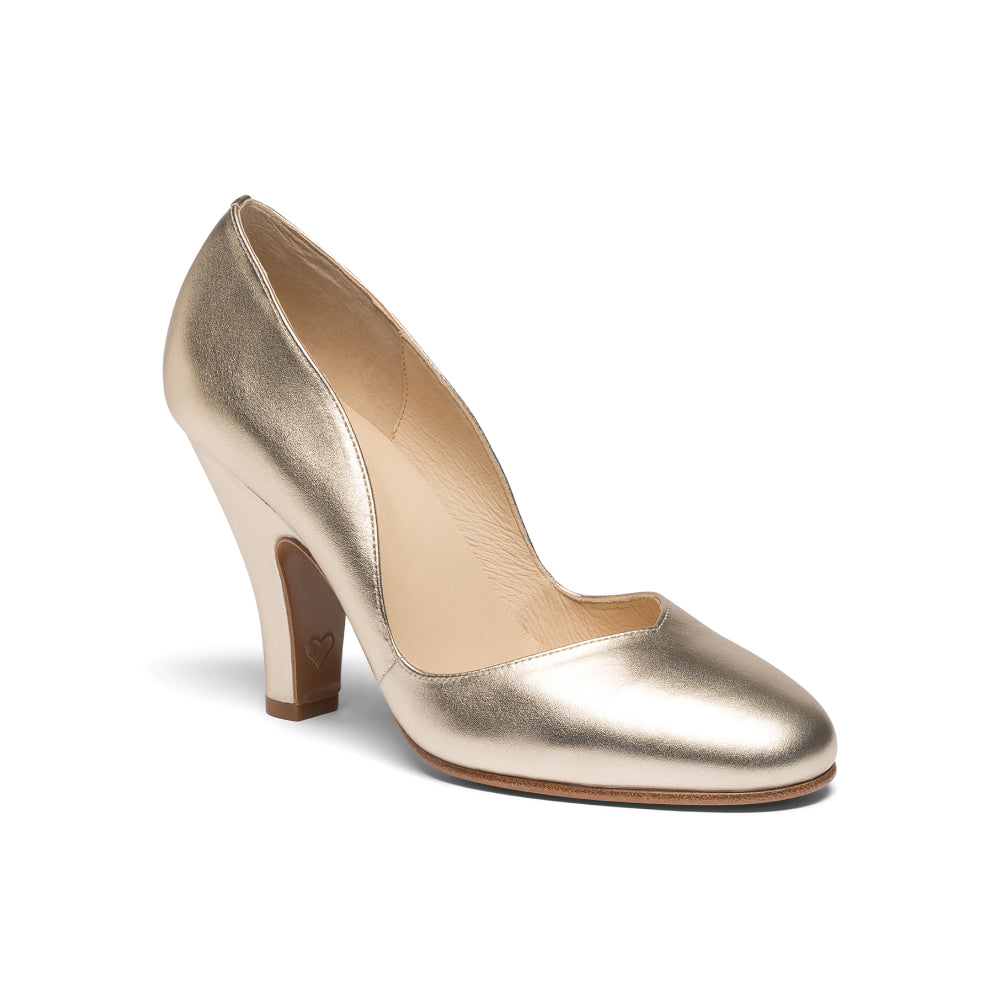Ginger Vintage Pumps (Gold)