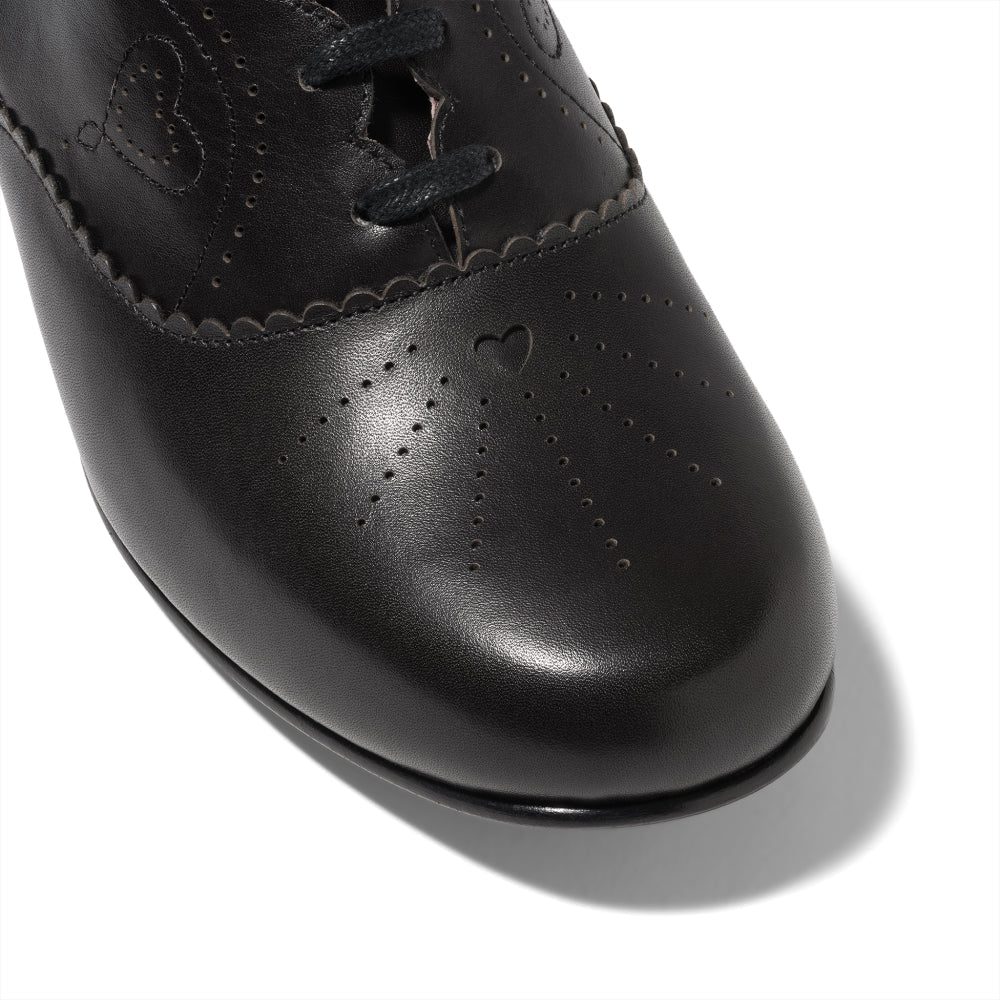 Gretel Vintage Oxfords Wide (Black)