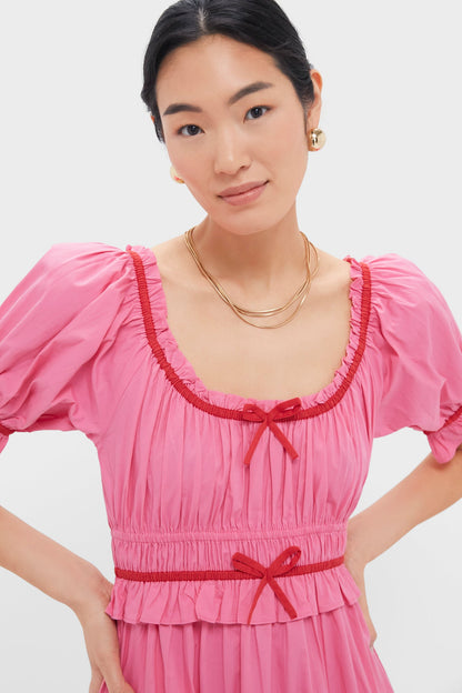 Bubblegum Agatha Dress