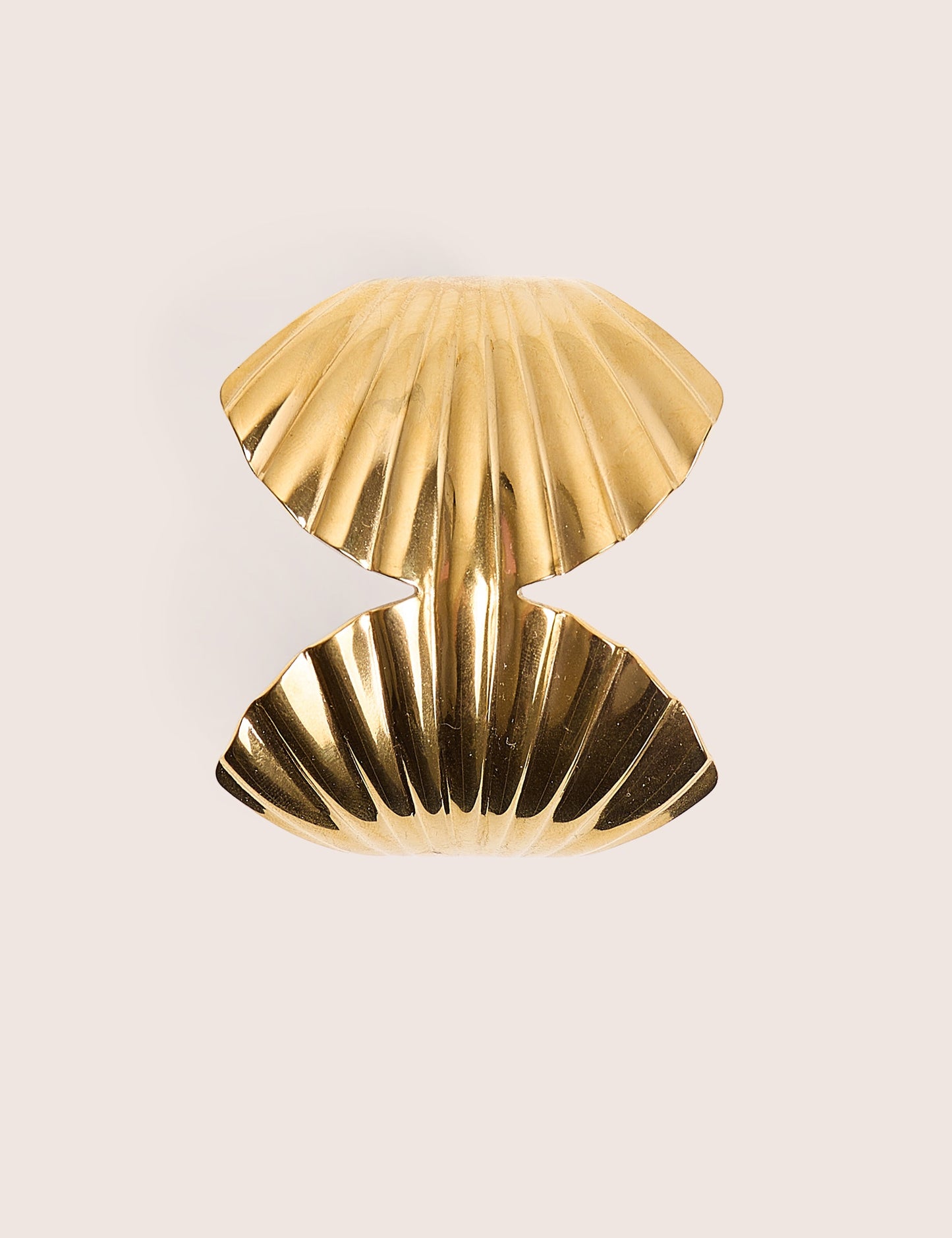 Public Desire Shell Adjustable Cuff in Gold