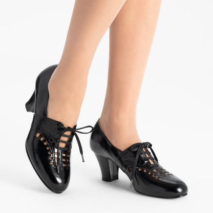 Jean Vintage Oxfords Wide (Black)