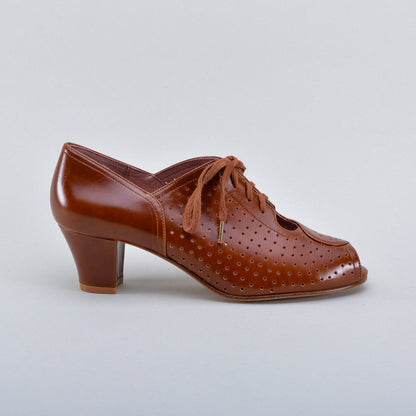 Jenny Vintage Oxfords (Chestnut Brown)