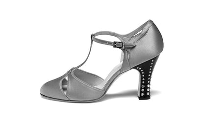 Marigold Rhinestone 1920s Pumps (Sea Green)