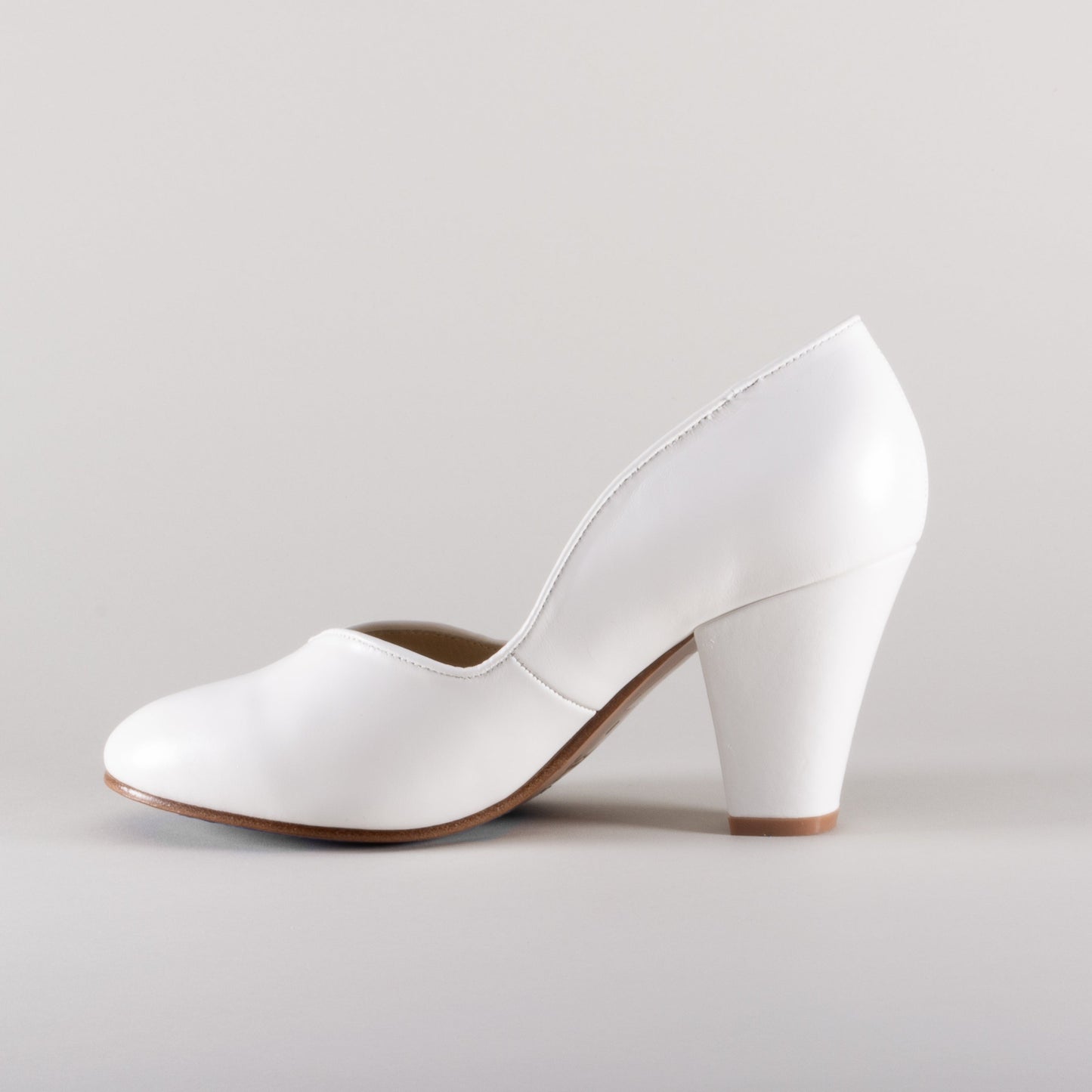 Marilyn Vintage Pumps Wide (Soft Ivory)