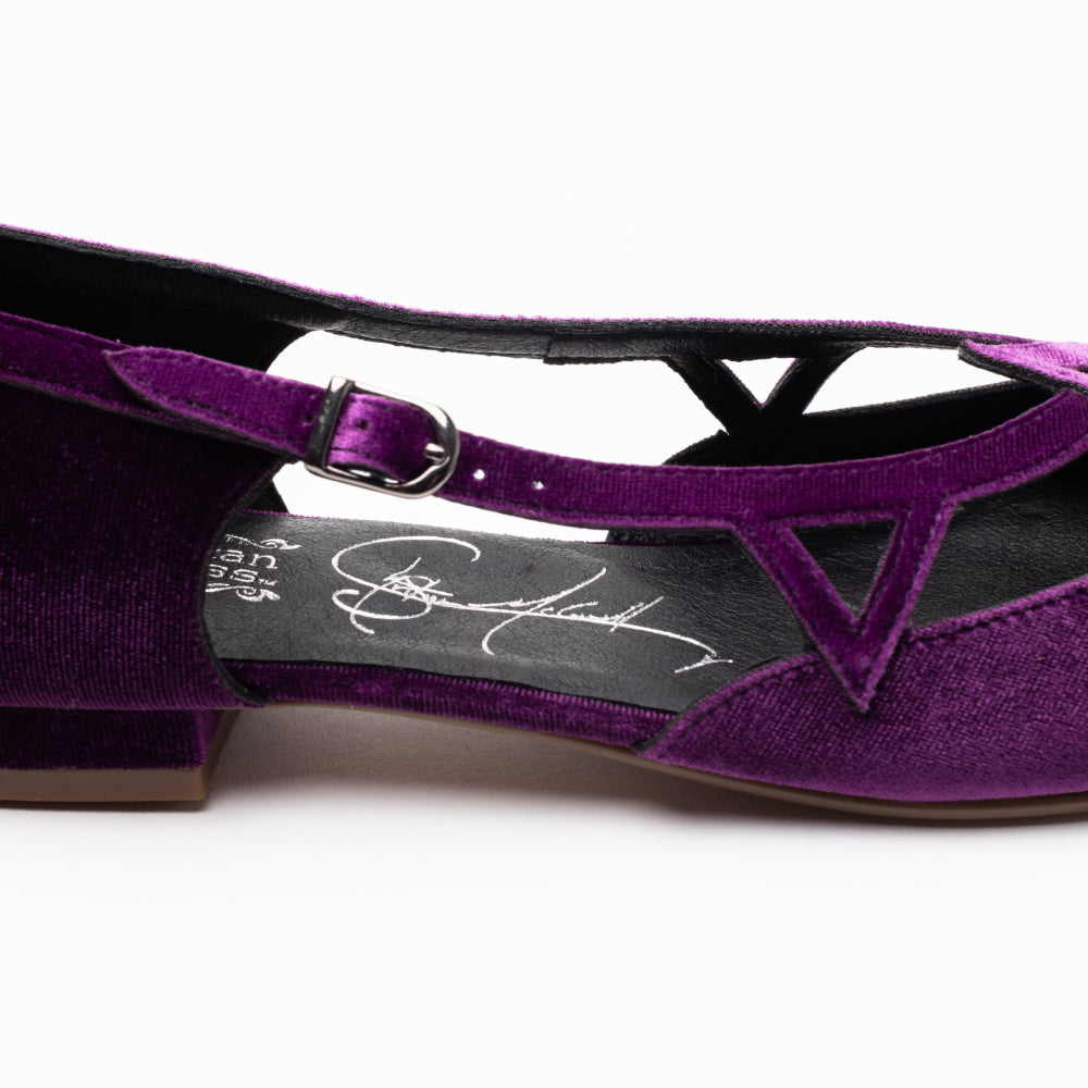 Mildred Vintage Flats (Crystal Ball)