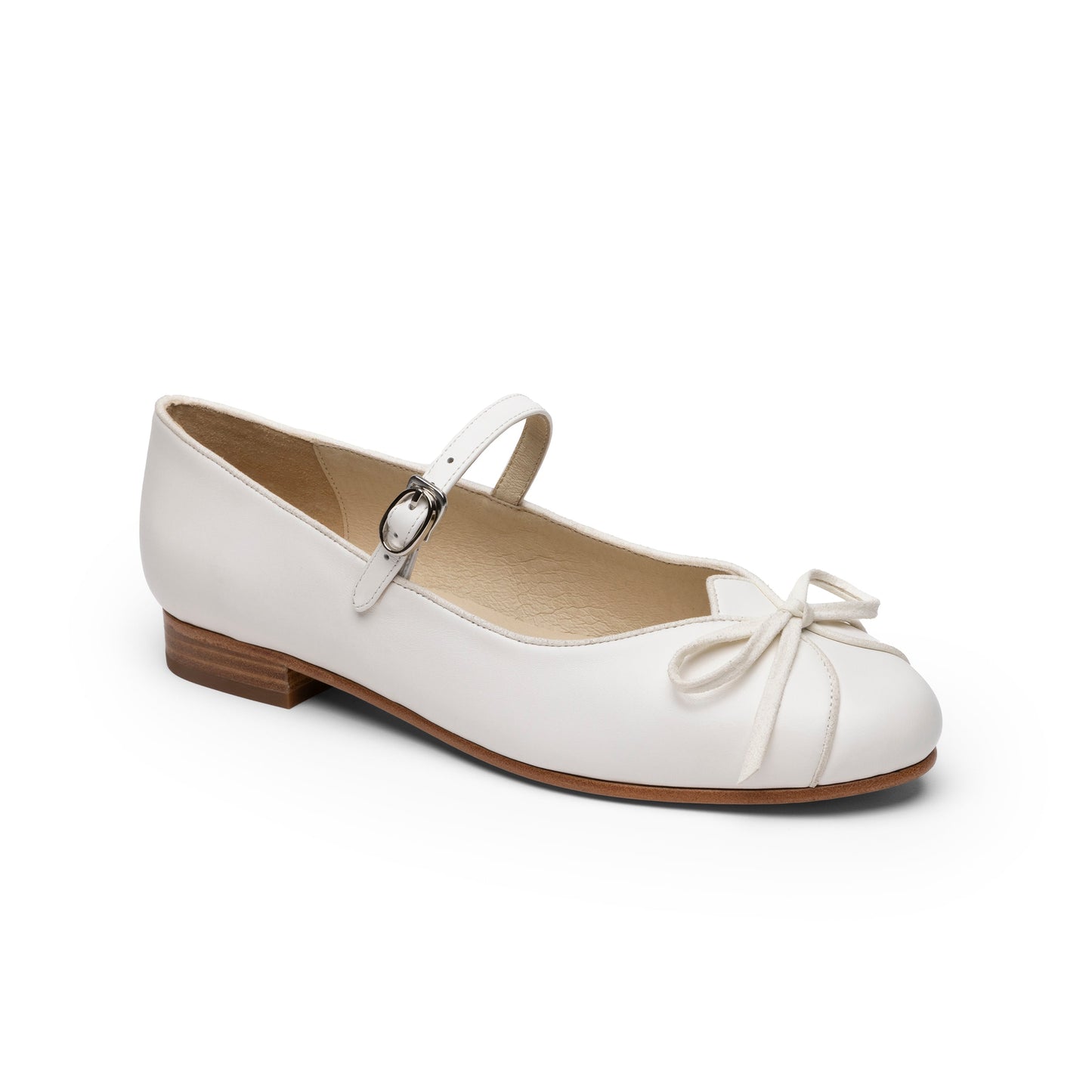 Claud Vintage Flats Wide (Soft Ivory)