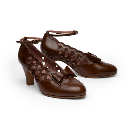Jessie Vintage Pumps (Brown)