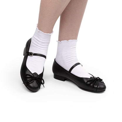 Claud Vintage Flats Wide (Black)