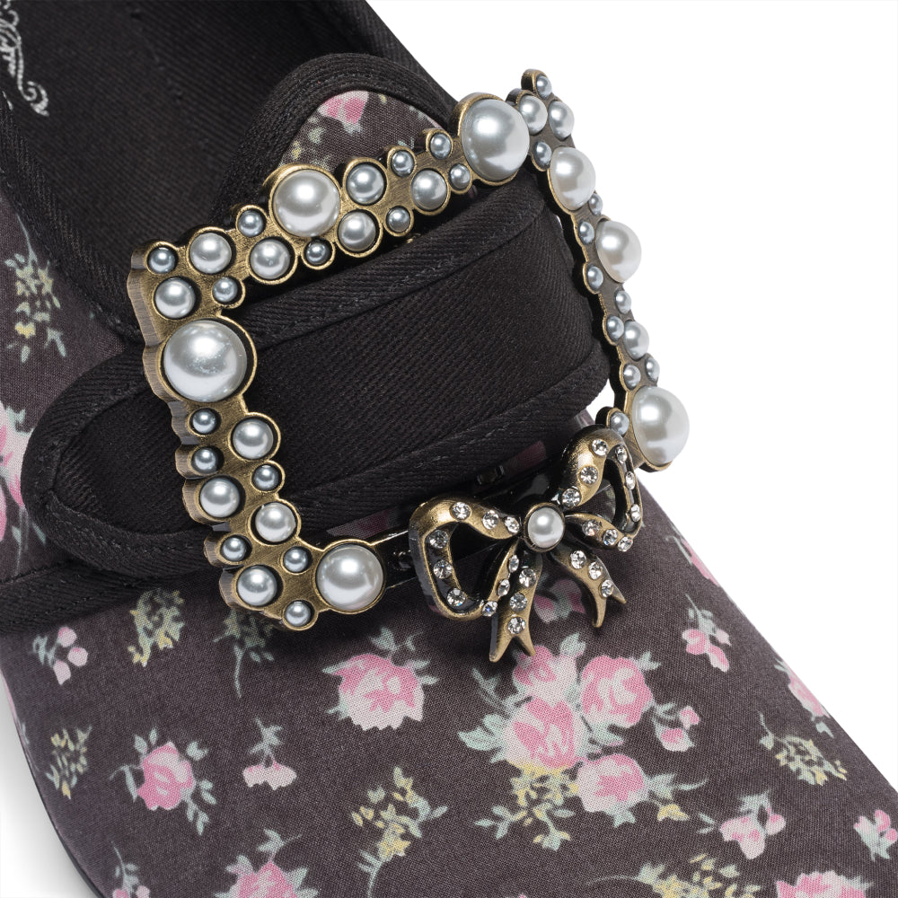Pearl Buckles (Antique Gold)