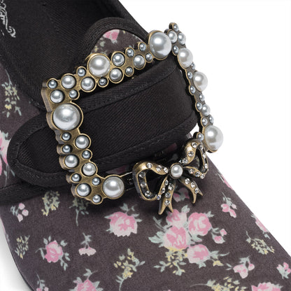 Pearl Buckles (Antique Gold)