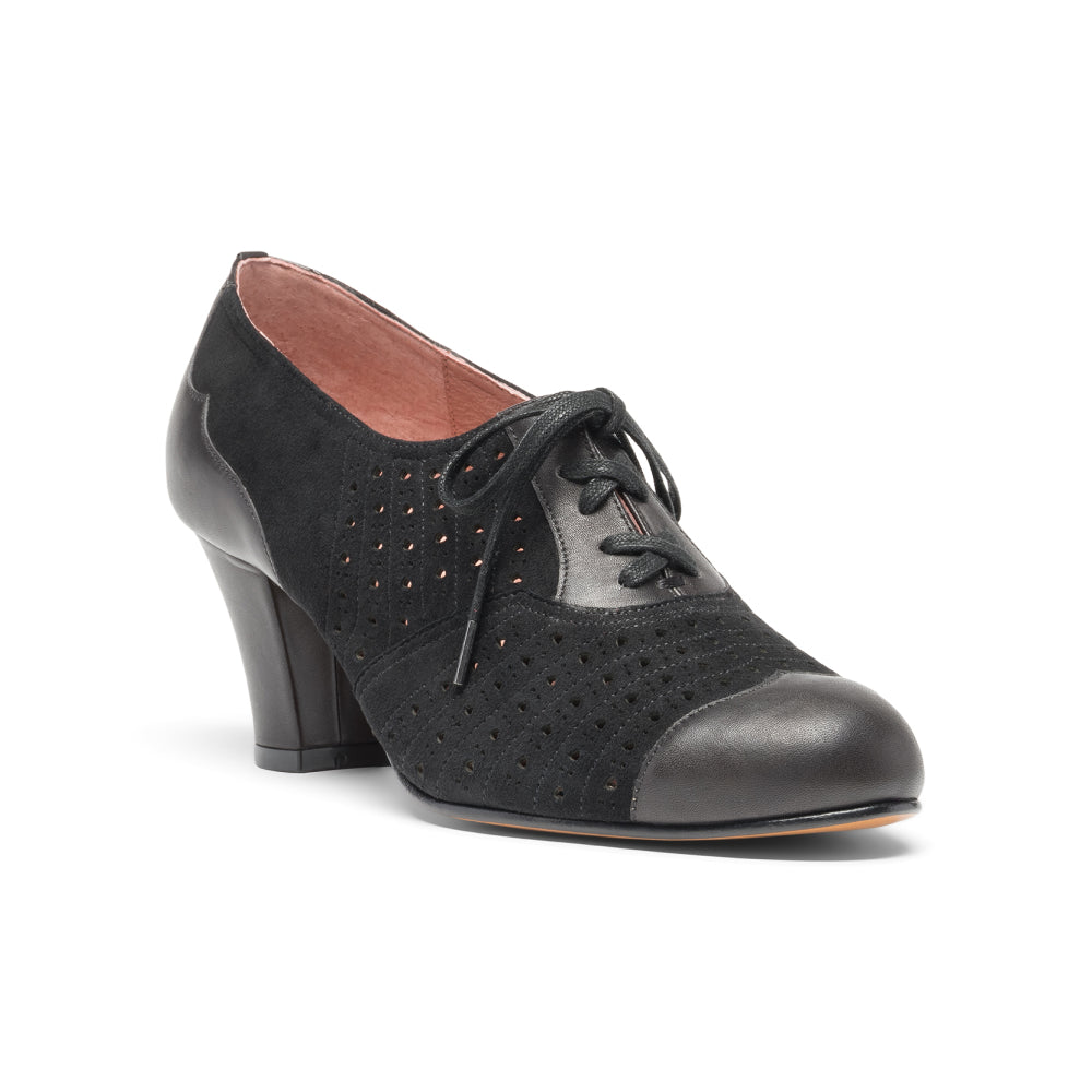 Rita Vintage Oxfords (Black)