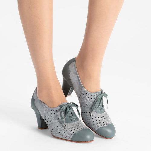 Rita Vintage Oxfords (French Blue)