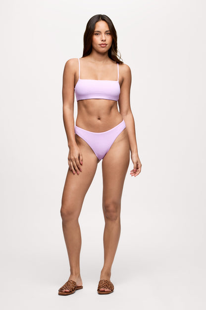 Low Waist Bikini Bottom | Crispy Orchid
