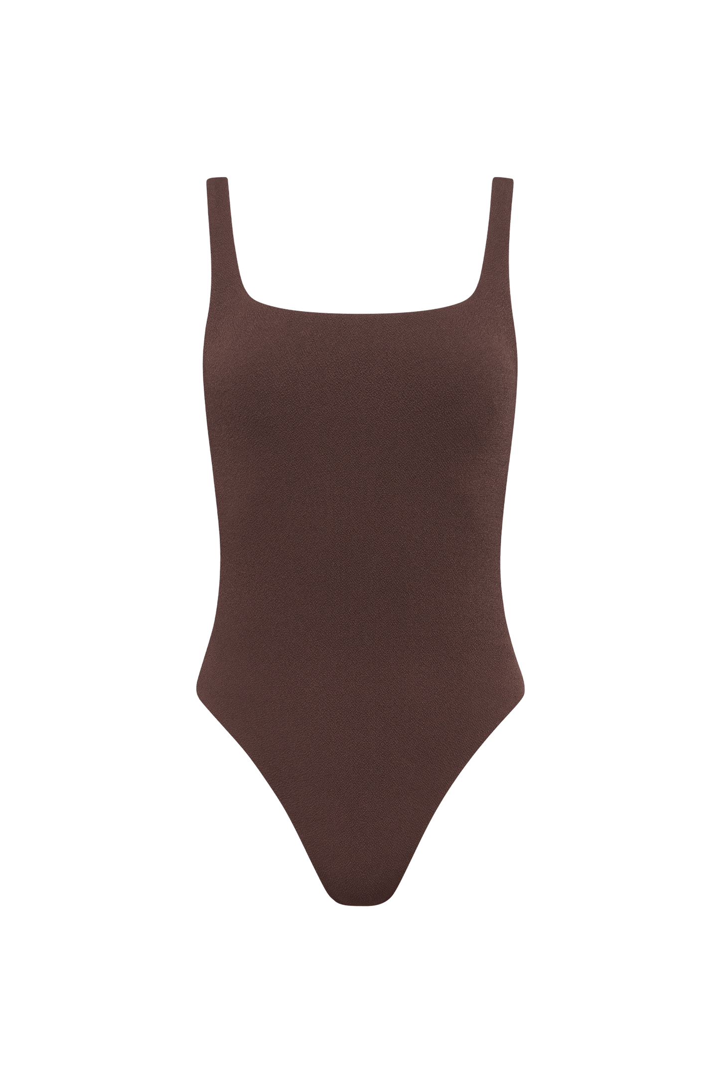 Square Neck One Piece | Crispy Espresso