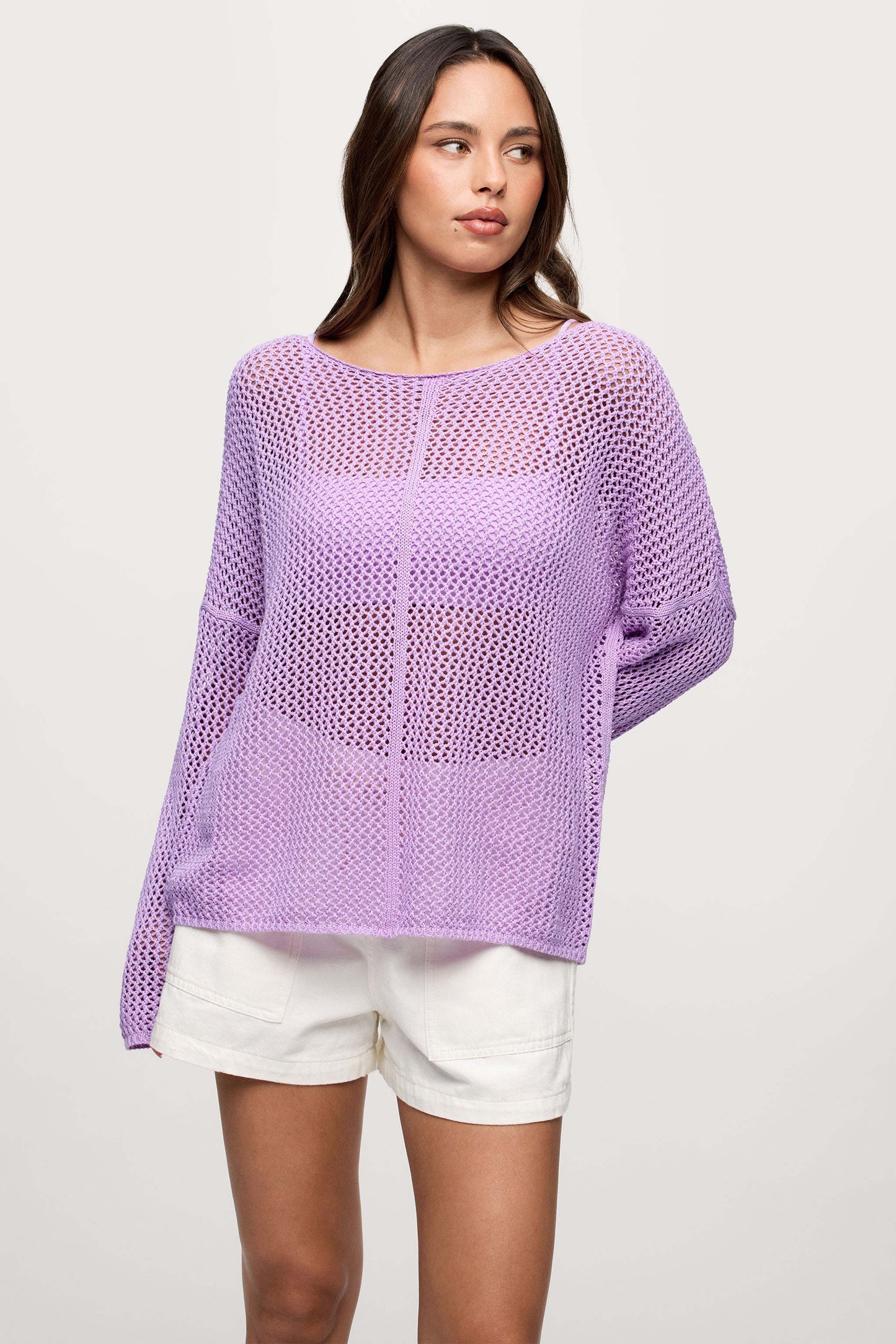 Open Knit Sweater
